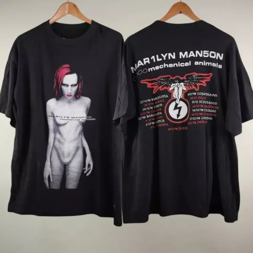 1998 Marilyn Manson Mechanical Animals Basic 2 Sided